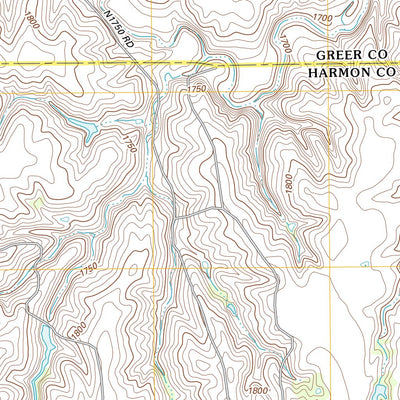 United States Geological Survey Vinson, OK (2012, 24000-Scale) digital map