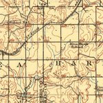 United States Geological Survey Vinta, OK-KS (1913, 125000-Scale) digital map