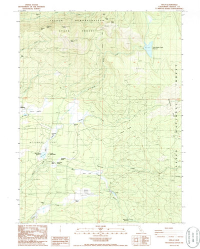 United States Geological Survey Viola, CA (1986, 24000-Scale) digital map