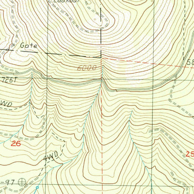 United States Geological Survey Viola, CA (1986, 24000-Scale) digital map