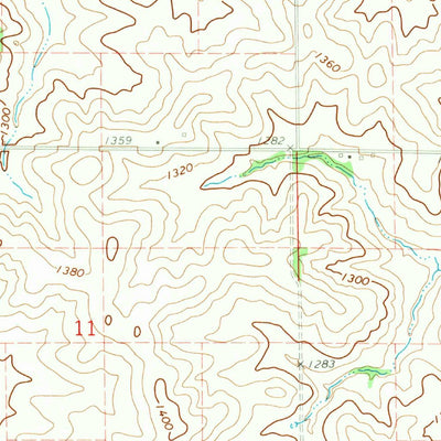 United States Geological Survey Viola Center, IA (1971, 24000-Scale) digital map