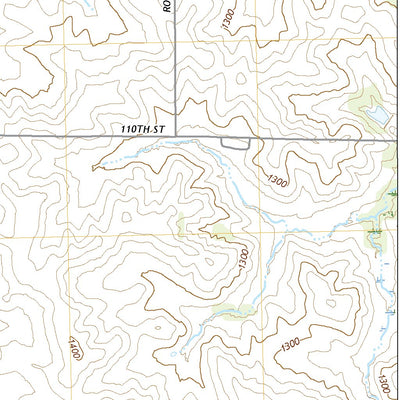United States Geological Survey Viola Center, IA (2022, 24000-Scale) digital map