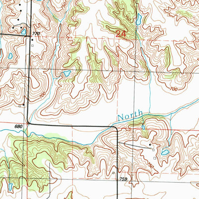 United States Geological Survey Viola, IL (1992, 24000-Scale) digital map