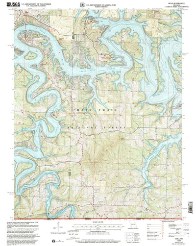 United States Geological Survey Viola, MO (1999, 24000-Scale) digital map