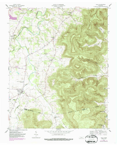 United States Geological Survey Viola, TN (1955, 24000-Scale) digital map