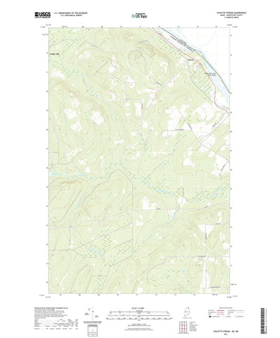 United States Geological Survey Violette Stream, ME (2021, 24000-Scale) digital map