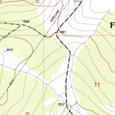 United States Geological Survey Vipond Park, MT (1997, 24000-Scale) digital map