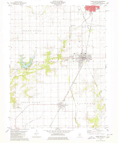 United States Geological Survey Virden South, IL (1979, 24000-Scale) digital map