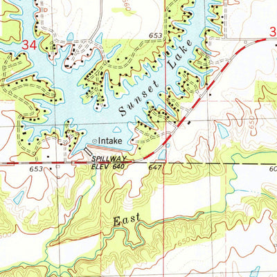 United States Geological Survey Virden South, IL (1979, 24000-Scale) digital map
