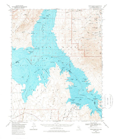 United States Geological Survey Virgin Basin, NV-AZ (1970, 62500-Scale) digital map