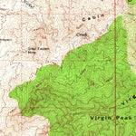 United States Geological Survey Virgin Peak, NV-AZ (1958, 62500-Scale) digital map