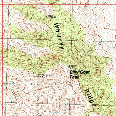 United States Geological Survey Virgin Peak, NV-AZ (1983, 24000-Scale) digital map