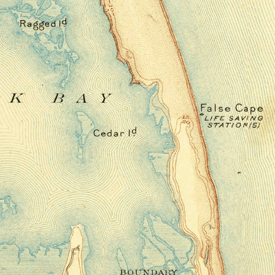 United States Geological Survey Virginia Beach, VA-NC (1893, 125000-Scale) digital map