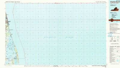United States Geological Survey Virginia Beach, VA-NC (1990, 100000-Scale) digital map