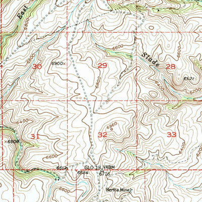 United States Geological Survey Virginia City, MT (1950, 62500-Scale) digital map