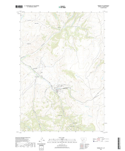 United States Geological Survey Virginia City, MT (2020, 24000-Scale) digital map
