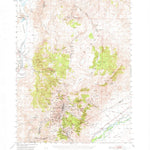 United States Geological Survey Virginia City, NV (1950, 62500-Scale) digital map
