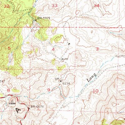 United States Geological Survey Virginia City, NV (1950, 62500-Scale) digital map