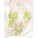 United States Geological Survey Virginia City, NV (1960, 62500-Scale) digital map
