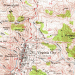 United States Geological Survey Virginia City, NV (1960, 62500-Scale) digital map