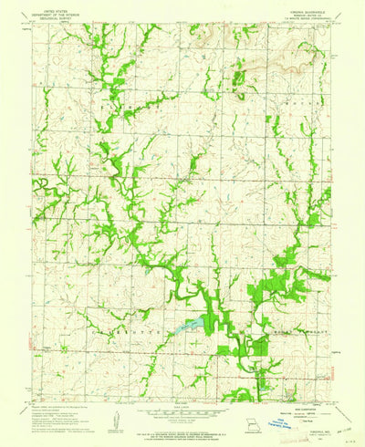United States Geological Survey Virginia, MO (1961, 24000-Scale) digital map
