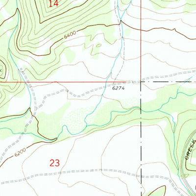 United States Geological Survey Virginia Peak, MT (1972, 24000-Scale) digital map