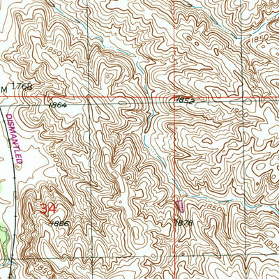 United States Geological Survey Virginia, SD (1951, 24000-Scale) digital map