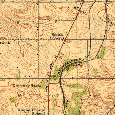 United States Geological Survey Viroqua, WI (1926, 62500-Scale) digital map