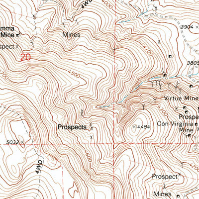 United States Geological Survey Virtue Flat, OR (1994, 24000-Scale) digital map