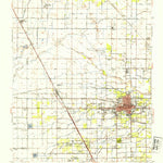 United States Geological Survey Visalia, CA (1949, 62500-Scale) digital map