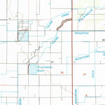 United States Geological Survey Visalia, CA (1993, 100000-Scale) digital map