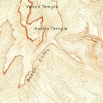 United States Geological Survey Vishnu Temple, AZ (1907, 48000-Scale) digital map