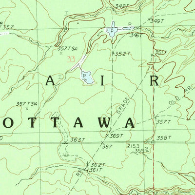 United States Geological Survey Vista Falls, MI (1982, 25000-Scale) digital map