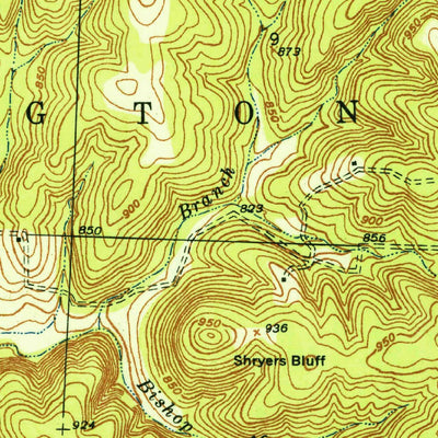 United States Geological Survey Vista, MO (1938, 24000-Scale) digital map