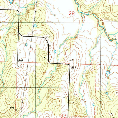 United States Geological Survey Vista, MO (1991, 24000-Scale) digital map