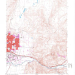 United States Geological Survey Vista, NV (1975, 24000-Scale) digital map