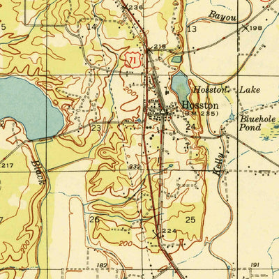 United States Geological Survey Vivian, LA (1948, 62500-Scale) digital map