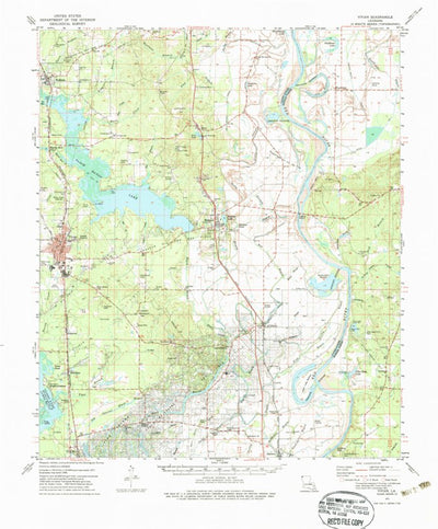 United States Geological Survey Vivian, LA (1971, 62500-Scale) digital map