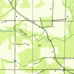United States Geological Survey Vivian North, LA (1932, 31680-Scale) digital map