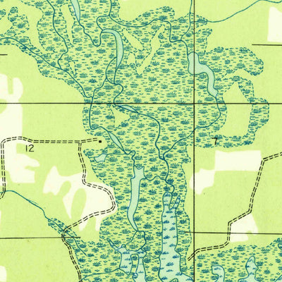 United States Geological Survey Vivian North, LA (1932, 31680-Scale) digital map