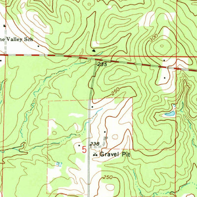United States Geological Survey Vivian North, LA (1971, 24000-Scale) digital map