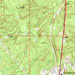 United States Geological Survey Vivian North, LA (1971, 24000-Scale) digital map
