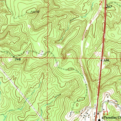 United States Geological Survey Vivian North, LA (1971, 24000-Scale) digital map