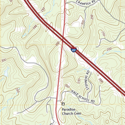 United States Geological Survey Vivian North, LA (2020, 24000-Scale) digital map