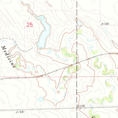 Vivian NW, SD (1972, 24000-Scale) Map by United States Geological ...