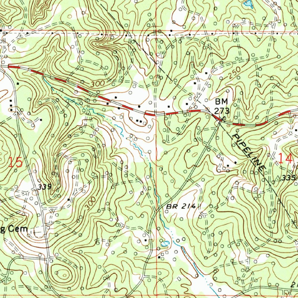 Vivian South, LA (1971, 24000Scale) Map by United States Geological