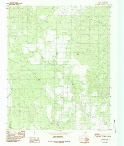 United States Geological Survey Vivian, TX (1984, 24000-Scale) digital map