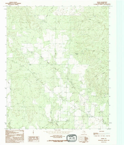 United States Geological Survey Vivian, TX (1990, 24000-Scale) digital map