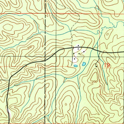 United States Geological Survey Vixen, LA (1998, 24000-Scale) digital map