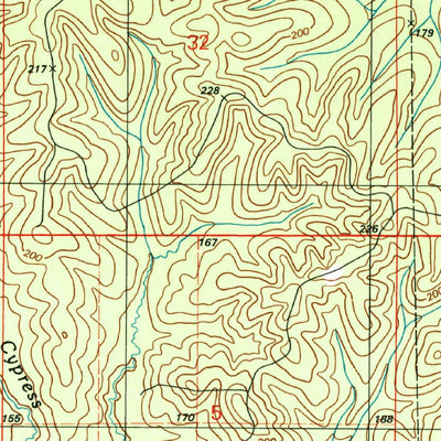 United States Geological Survey Vixen, LA (1998, 24000-Scale) digital map